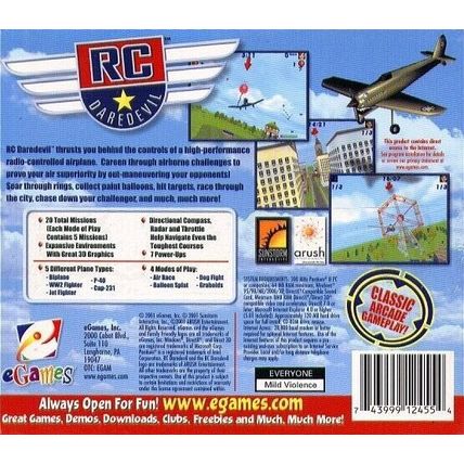 eGames RC Daredevil (PC-CD, 2001) for Windows 95/98/Me/2000/XP -NEW CD in SLEEVE