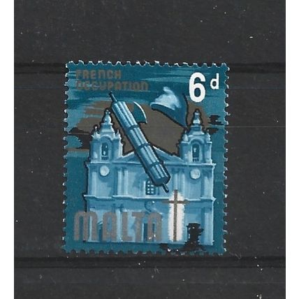 Malta.SG338 6d French Occupation.Mounted Mint.May25b
