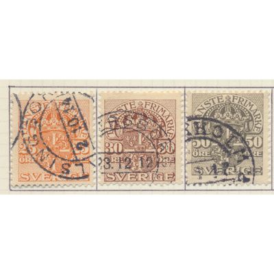 Sweden Stamps Scott #O28 To O40, Used, Scans of All