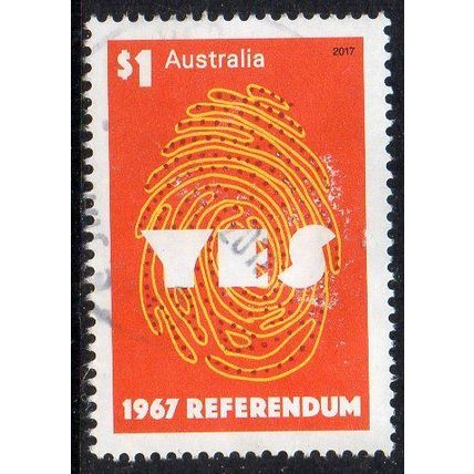 Australia 2017 50th Anniversary of 1967 Referendum $1 Used