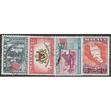 MALAYAN FEDERATION 1957 SG 1/4 - fine used (o)