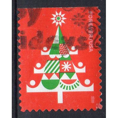 USA 2020 Christmas - Holiday Delights - Christmas Tree Forever Used