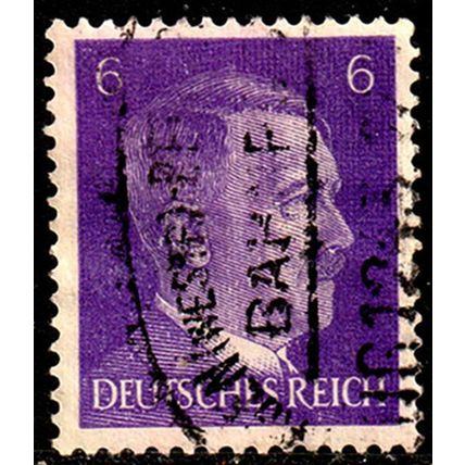 Germany 1941 Reich Hitler 6Pf Used Stamp