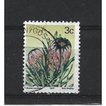 SouthAfrica.SG416 3c Protea Neriifolia.Fine Used.Sep25k