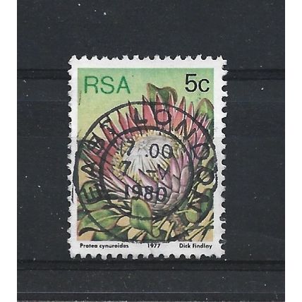 SouthAfrica.SG418 5c Protea Cynaroides.Fine Used.Sep25n
