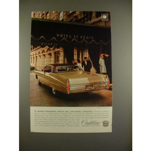 1968 Cadillac Car Ad - Speaks Eloquently About You