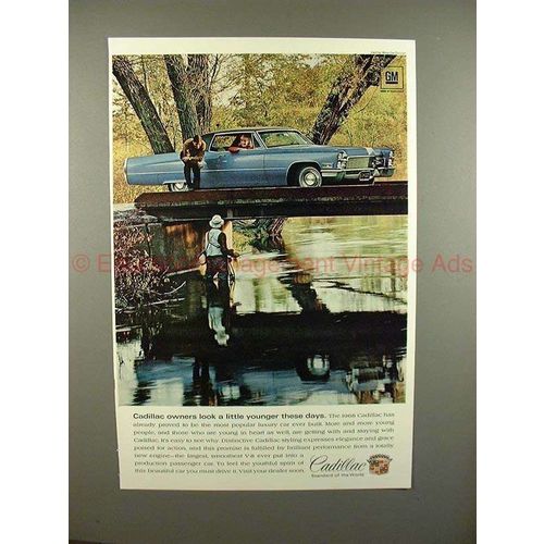 1968 Cadillac Car Ad - Owners Look a Little Younger!