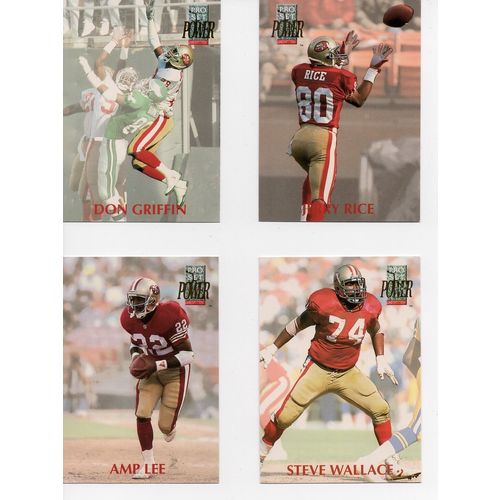 San Francisco 49ers 1992 Proset cards Lot of 8 Various players Free Shipping