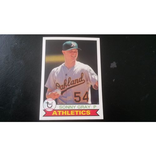 2016 Topps Archives Card # 111 Sonny Gray Near Mint (7) Oakland Athletics
