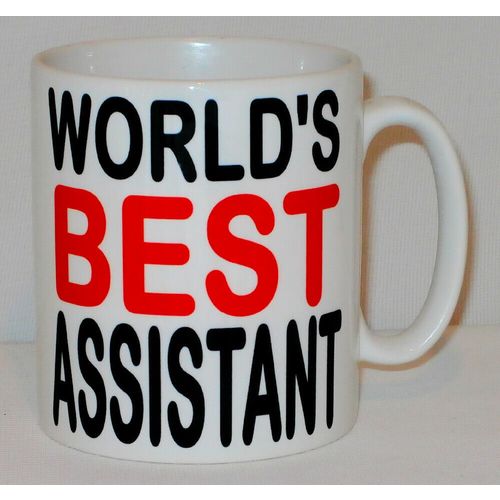 World's Best Assistant Mug Can Personalise Office Helper Personal Office Gift