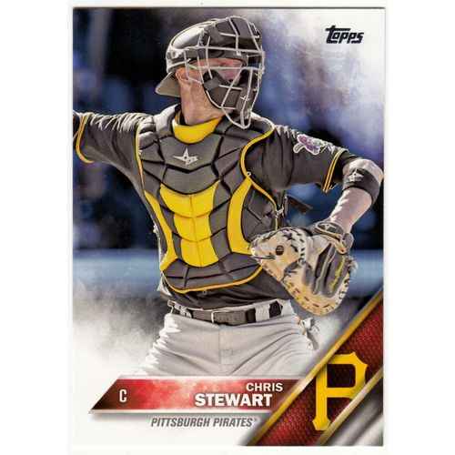 2016 Topps baseball card 586 Chris Stewart - Pirates