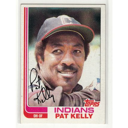 1982 Topps baseball card 417 Pat Kelly- Indians