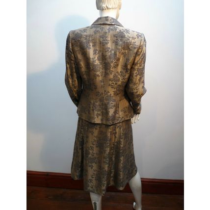 MICHEL AMBERS PEWTER DRESS SUIT RET £429 BNWT in 8 & 10 FREE P&P