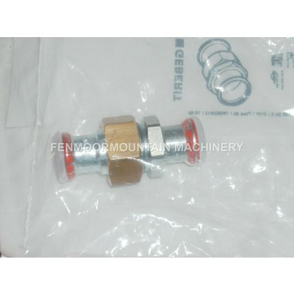 Geberit Mapress 25320, union coupling 15mm Carbon Steel