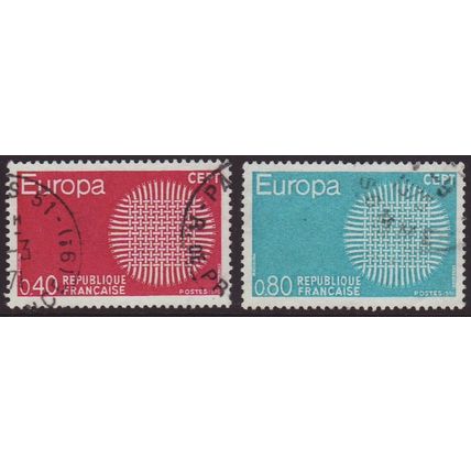 France 1970 SG 1874-5 Used Europa/CEPT (G-250)