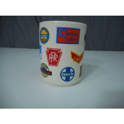 Coffee mug Cup Railroad Company Logos