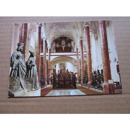 HOFKIRCHE, COURT CHURCH, INNSBRUCK, AUSTRIA used postcard 1994 pm #