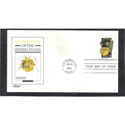 FDC Artmaster 2680 29c Indian Pond Lily (Cachet-U/A) CV39555