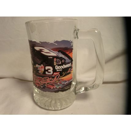 Nascar Dale Earhardt Sr #3 Goodwrench Glass Mug