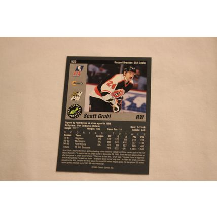 Scott Gruhl 1993 Classic Pro Hockey Prospects NO. 122