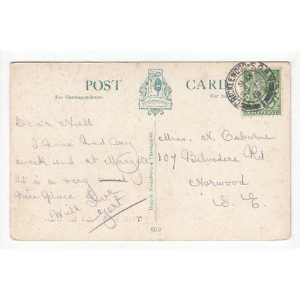 The Boss at Margate Postcard 1913 Art Kent