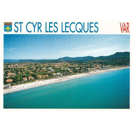 St Cyr Les Lecques Plage French Postcard