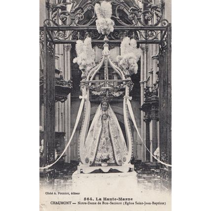 La Haute Marne Chaumont Notre Dame De Bon Secours Religious Postcard
