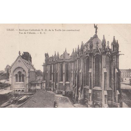 Lille Basilique Cathedrale ND De La Treille French Religious Postcard