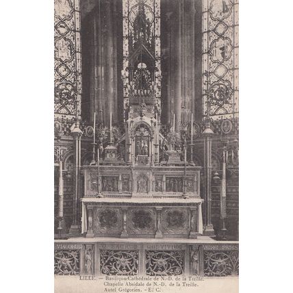 Lille Basilique Cathedrale De ND De La Treille French Religious Postcard