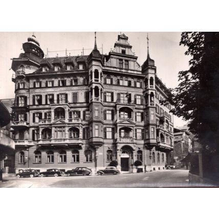 Hotel Bristol Bolzano Italy Vintage Real Photo Postcard