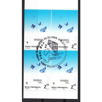 Bosnie en Herzegovina P.Z.B. Europa Cept 2003 gestempeld booklet