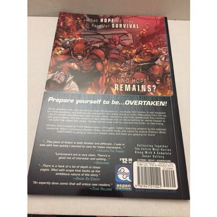 NEW 2018 Aspen Comics Overtaken Complete First Volume Graphic Novel Signed by Fr