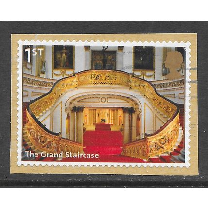 GB Buckingham Palace GRAND STAIRCASE self adhesive die cut used