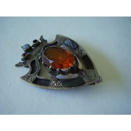 Antique Victorian Silver Luckenbooth Brooch SPARE REPAIR