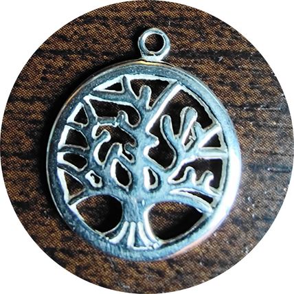 925 Sterling Silver Tree of Life Pendant Jewellery Making Repair New C37