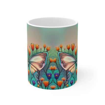 June Opal Birth Month Colors Fairies & Butterflies #2 Mug Ceramic Coffee Mug 11o