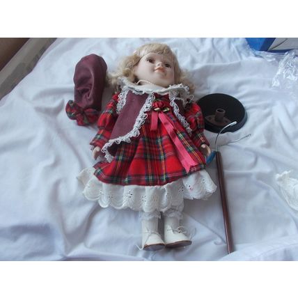 DOLL BOXED DECORATIVE NOT TOY (03/12)