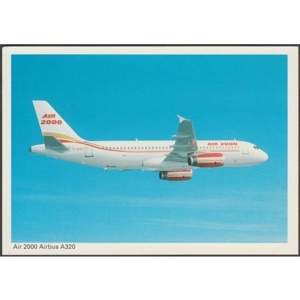 Air 2000 Airbus A320 - ETW Dennis Postcard