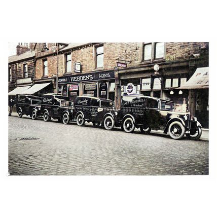 ptc1090 - Burnley , Hebdens Motor Agents , Lancashire - print 6x4