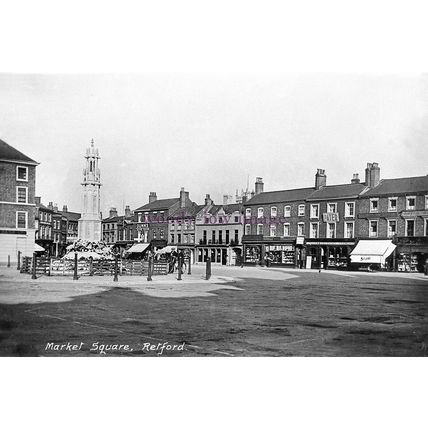 pt0688 - Market Square , Retford , Nottinghamshire - Print 6x4