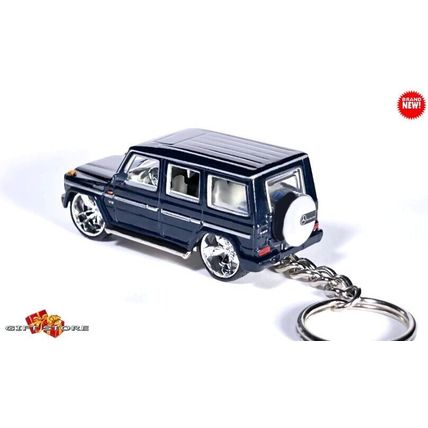 HTF RARE KEYCHAIN BLUE MERCEDES™ G CLASS WAGON CUSTOM Ltd Ed. GREAT GIFT