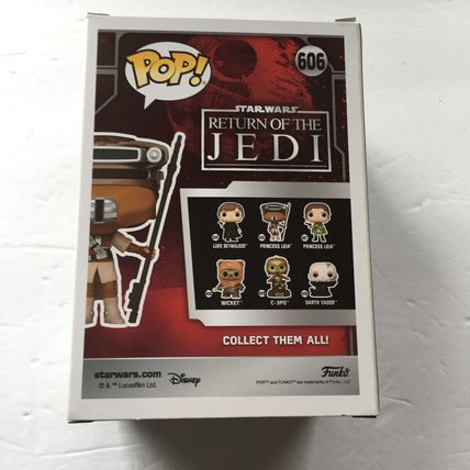 NEW Star Wars Bounty Hunter Princess Leia Funko Pop Figure #606