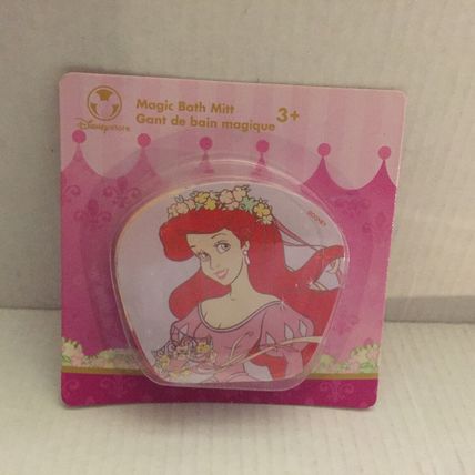 Two NEW Disney Magic Bath Mitt's - Ariel & Aurora