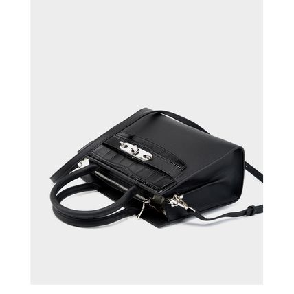 Genuine Leather Women's Bag Vintage Handbag Black