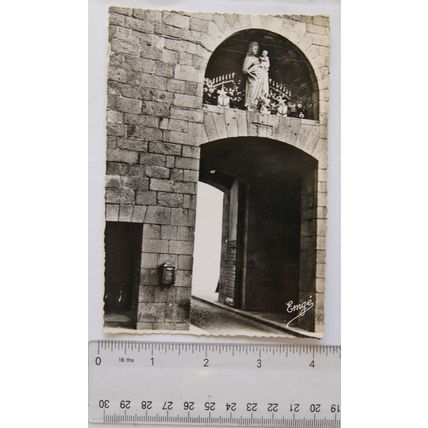 old postcard Saint Malo, La Vierge de la Grande Porte