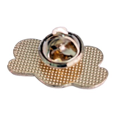 Cloud Pin Badge Smiley Happy 2.5cm x 1.7cm new in gift pouch free post BA156