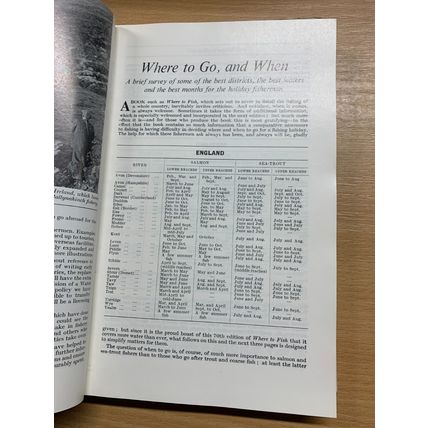 1963 "WHERE TO FISH 1963-1964" ILLUSTRATED HARDBACK BOOK WITH FOLDED MAP (P4)