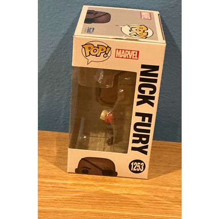 Funko Pop! Nick Fury #1253 Facsimile Laser Autographed Figure (Box & Protector)