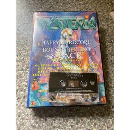 Hysteria 13 July 1996 Druid Rave Tape Cassette