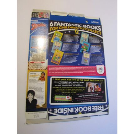 Nestle 2005 Shreddies Cereal Box Fantastic Books Georges Mavelous Medicine